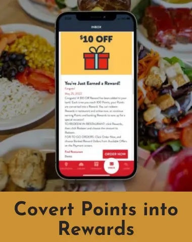 covert your points into rewards and deals