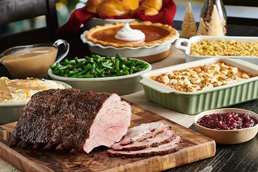 Holiday Bone-In Pork Roast Meal for 6-8 persons