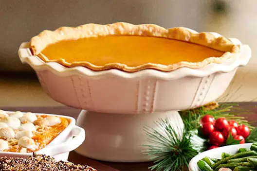 Seasonal whole cakes and pies.