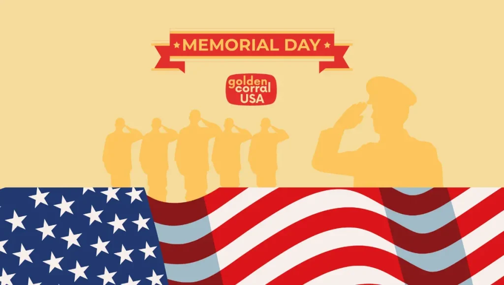 Enjoy delicious food at Golden Corral on Memorial Day 2025 with your family